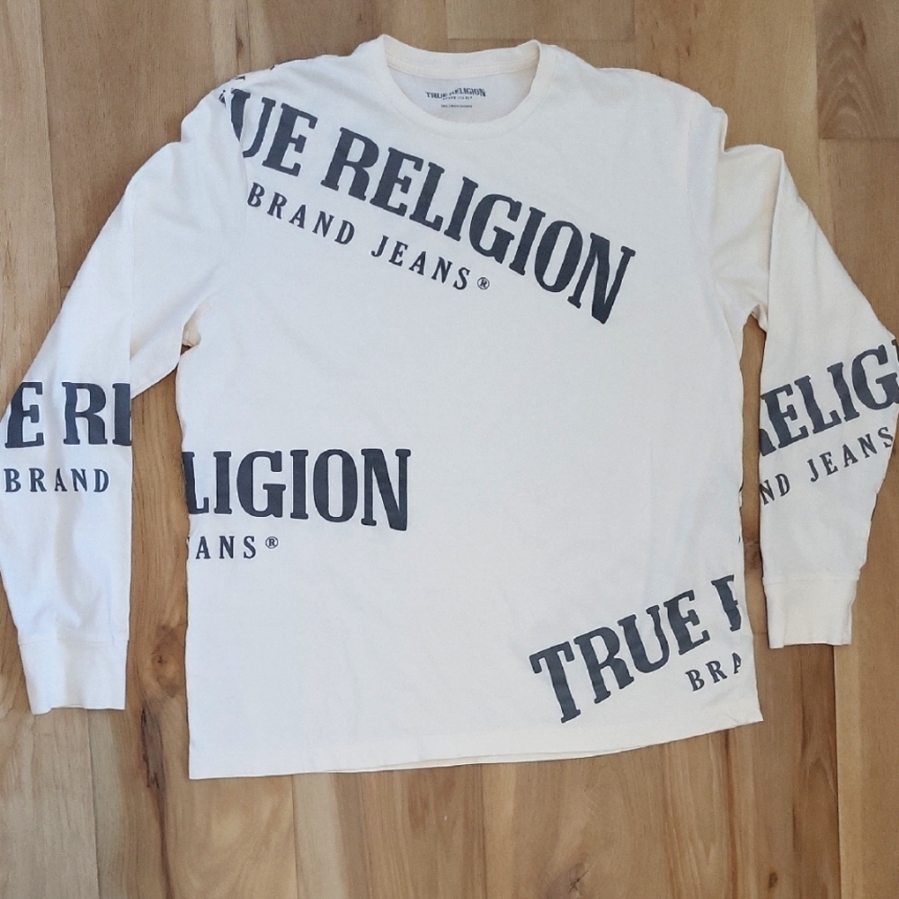True Religion Men's Long Sleeve Shirt sz S